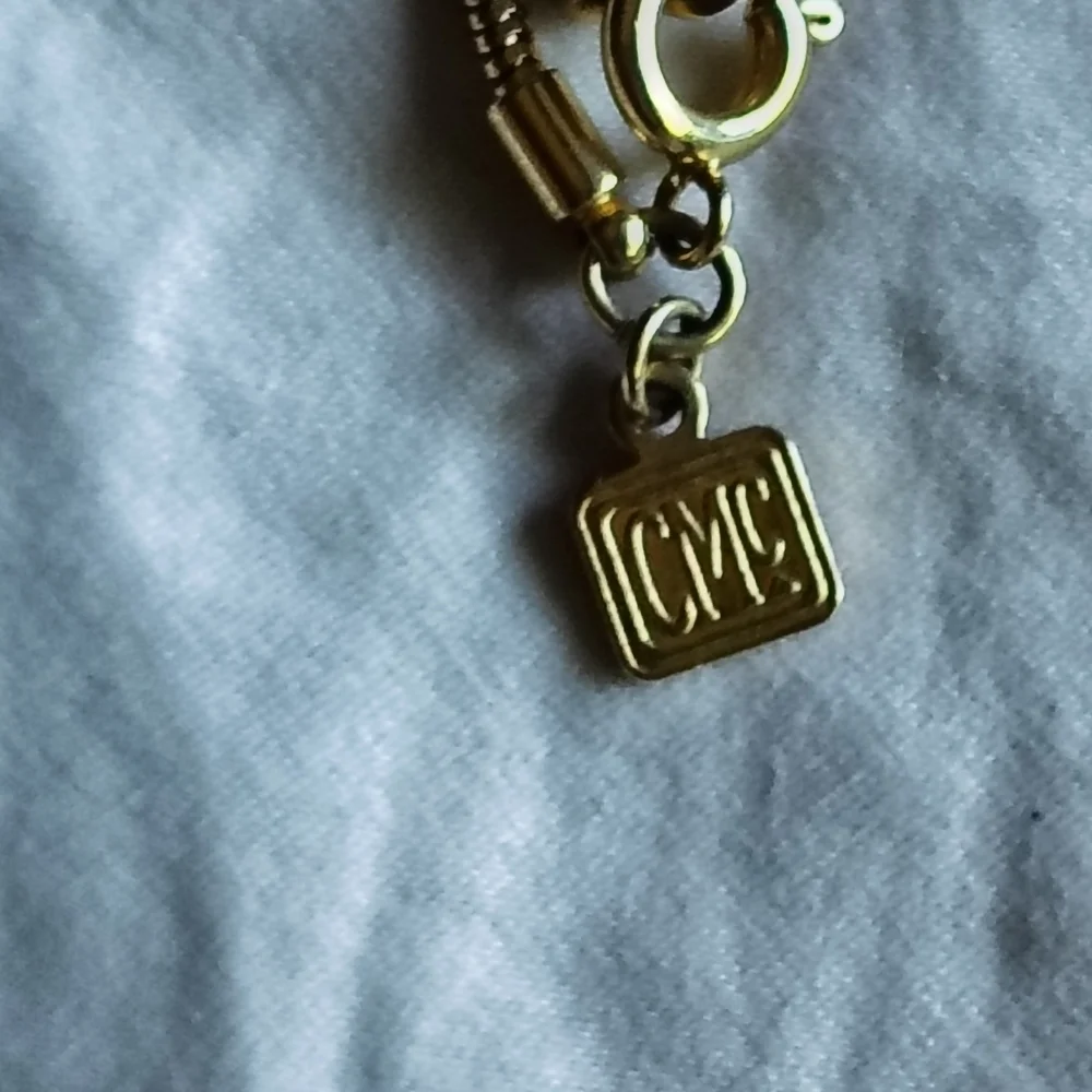 Vintage Stamped CMC Gold-Tone Necklace‎